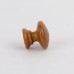 Knob style A 30mm iroko lacquered wooden knob